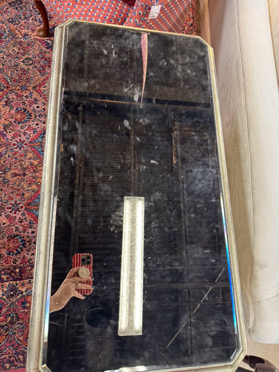 Smokey Mirror 3-Drawer Chest