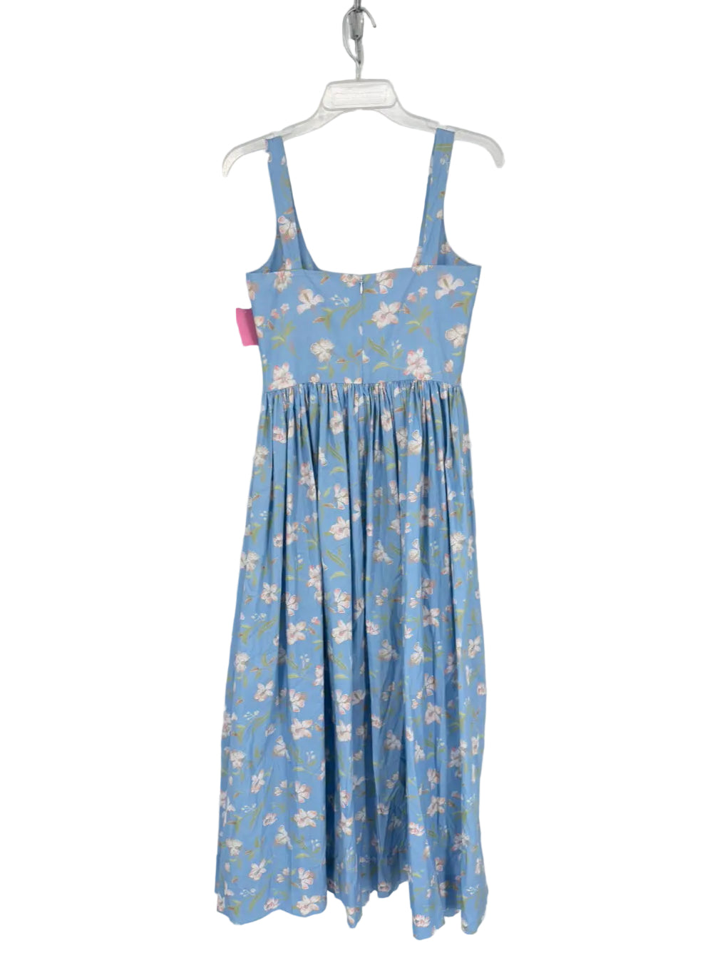 COCO SHOP Size S Blue Sleeveless Floral Maxi-Dress NWT