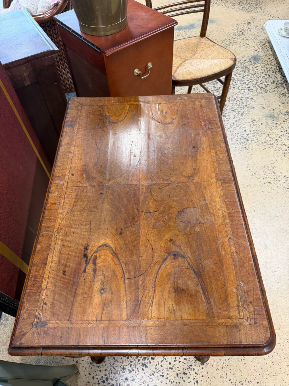 ANTIQUE Wood Occasional Table