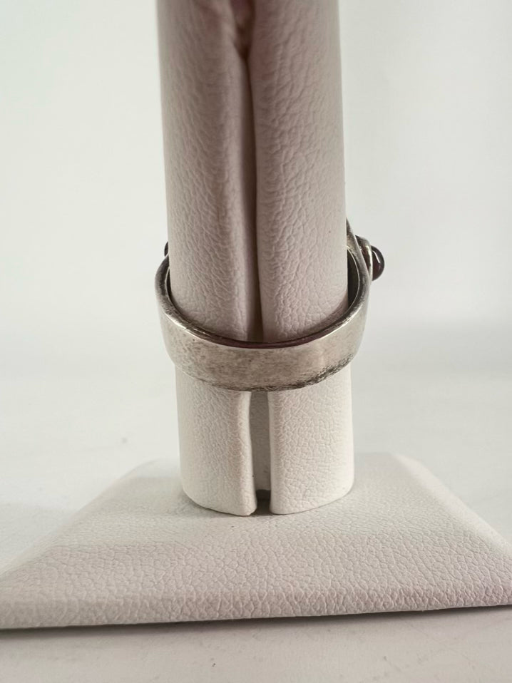 Sterling Garnet Ring