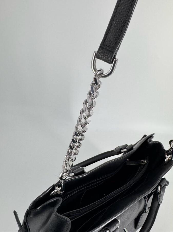 MICHAEL KORS Black Leather Purse