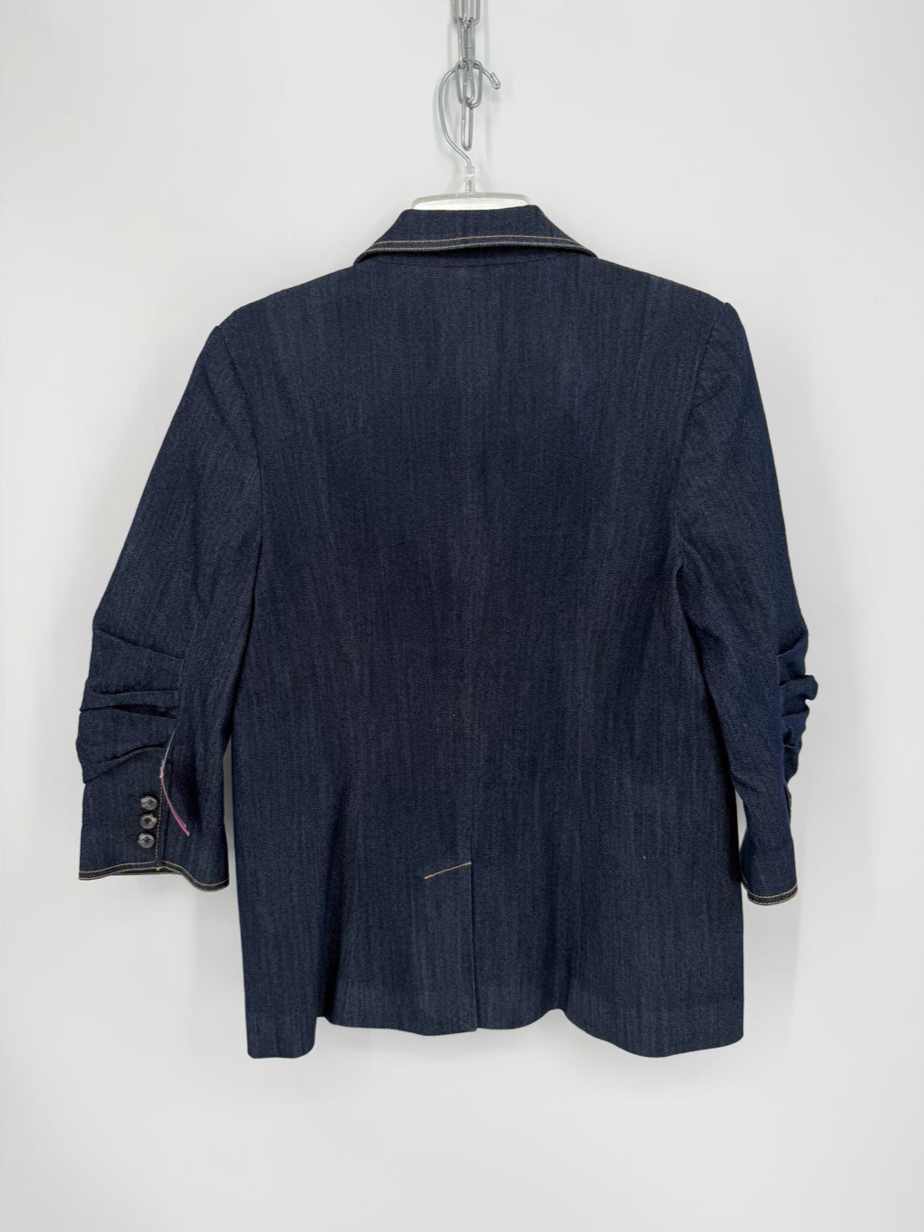 CINQ A SEPT Size Wmn's 8 Indigo Denim Blazer/Jacket