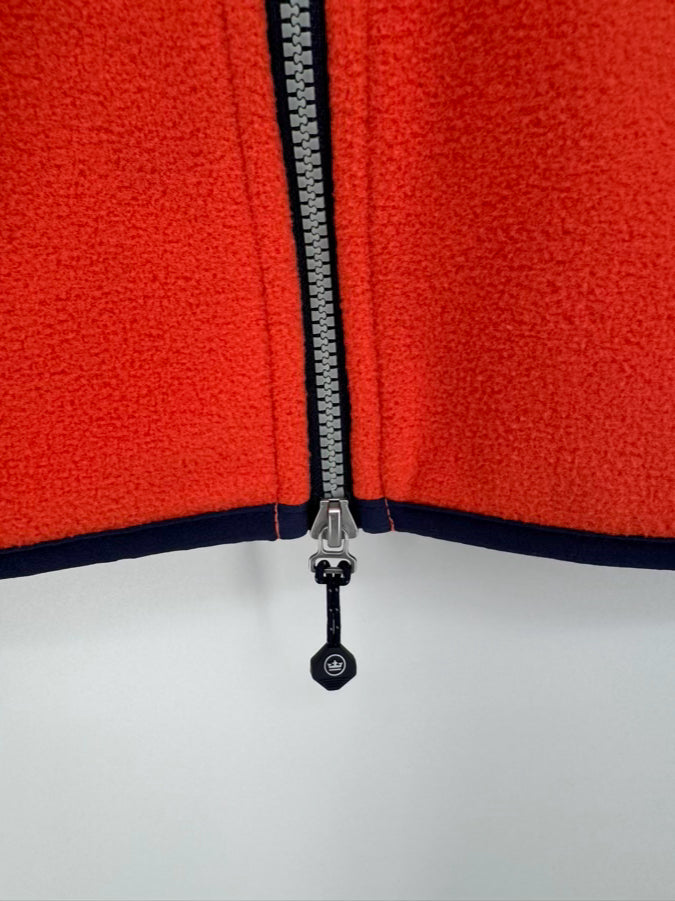 PETER MILLAR Size M Orange Fleece Vest NWT