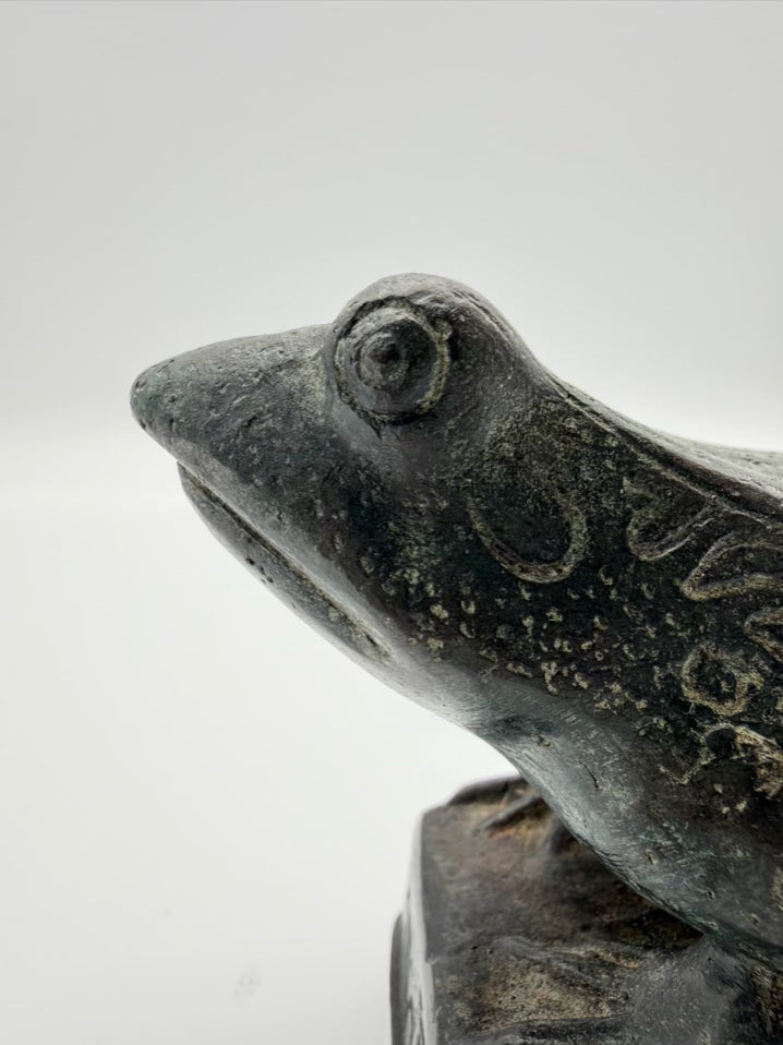 MAITLAND SMITH Green Frog Figure