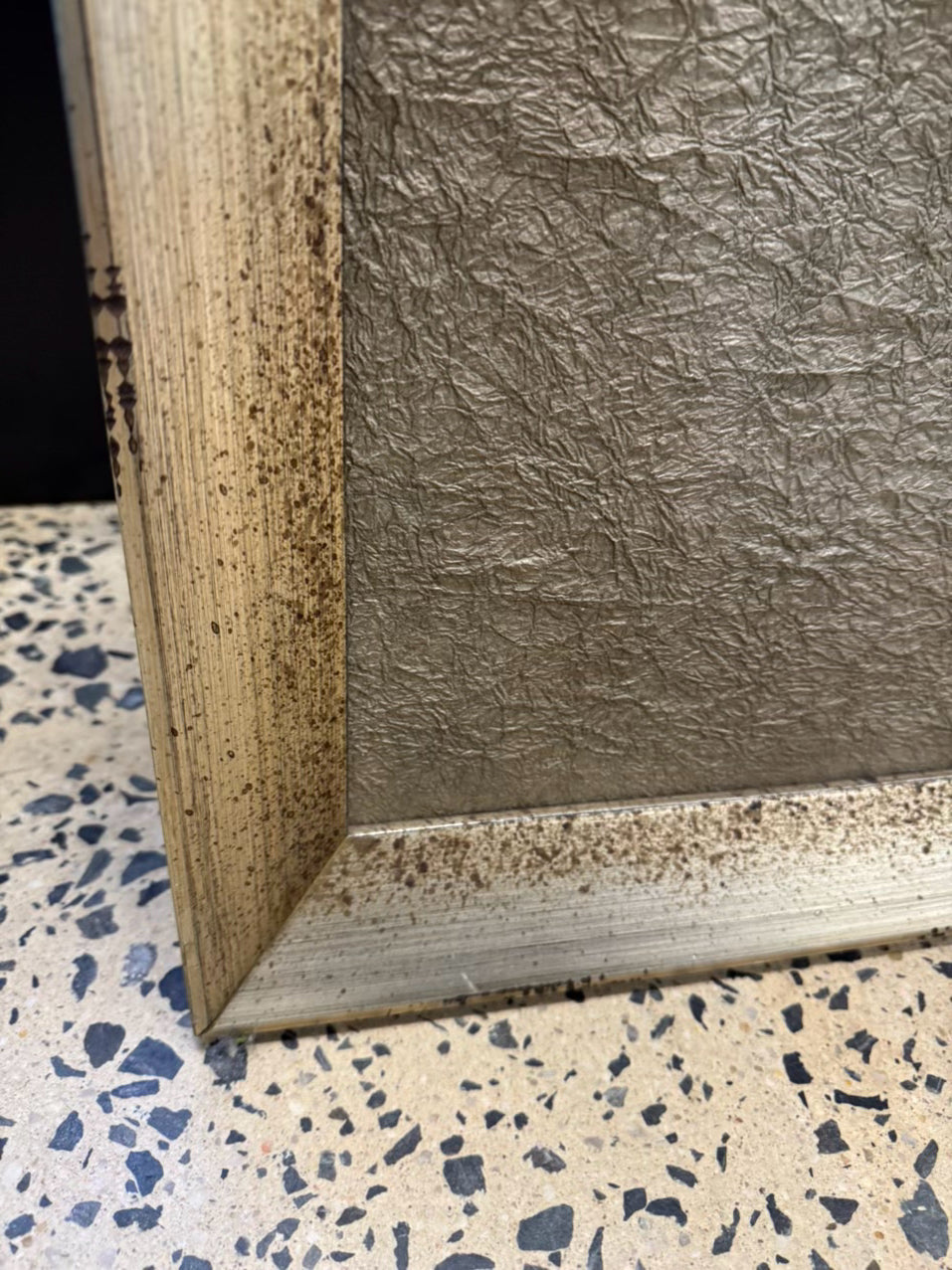 JOHN RICHARD Flower Sculpture in Frame