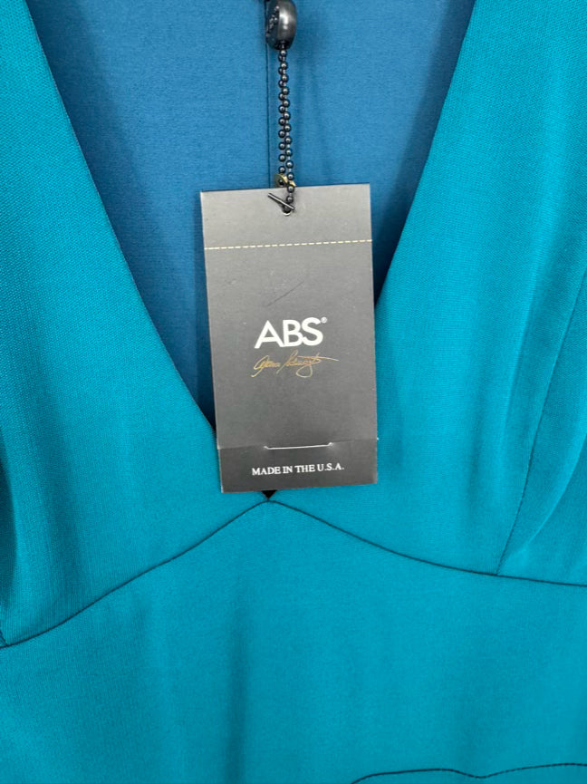 ABS Size L Teal Gown NWT