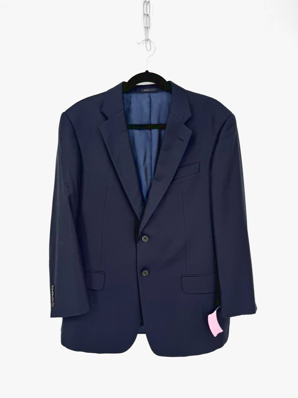 ARMANI COLLEZIONI Men's Size 54 Short Navy Sport Coat