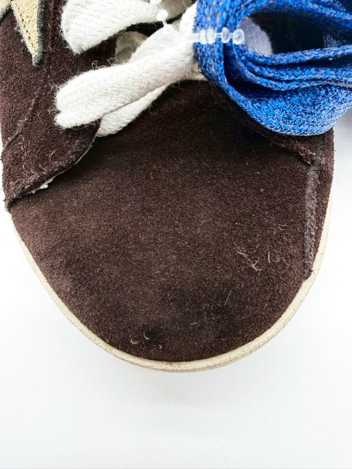 GOLDEN GOOSE WMNS Size 38 Chocolate Casual Shoes w/ Extra Laces