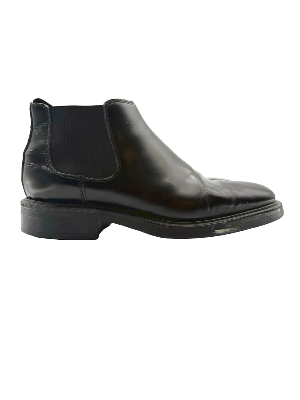 BARNEYS NEW YORK MENS Size 10.5 Black Leather Boots