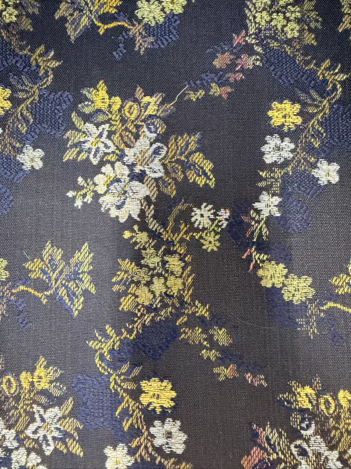 HOLLYWOOD REGENCY Blue, Yellow & Pink Carved Barrel Back Chair