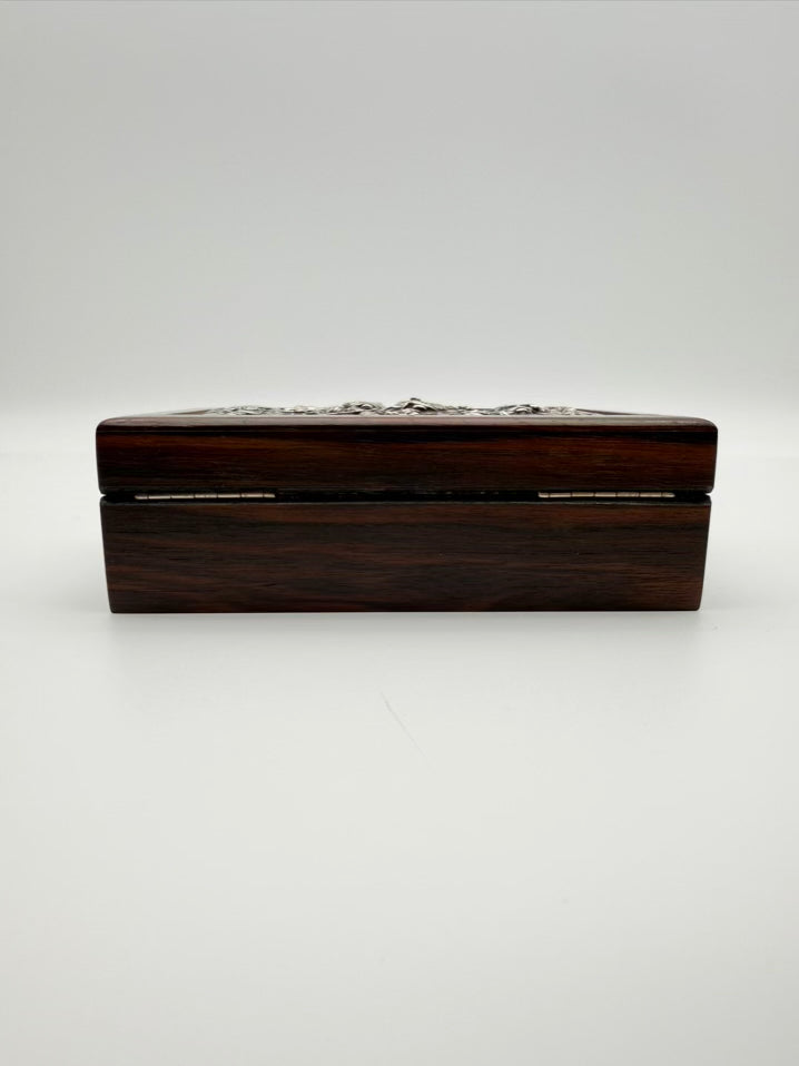 Brown & Silver Rembrandt's Night Watch Trinket Box