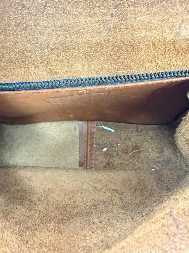 COACH Willis Cognac Leather Crossbody Bag