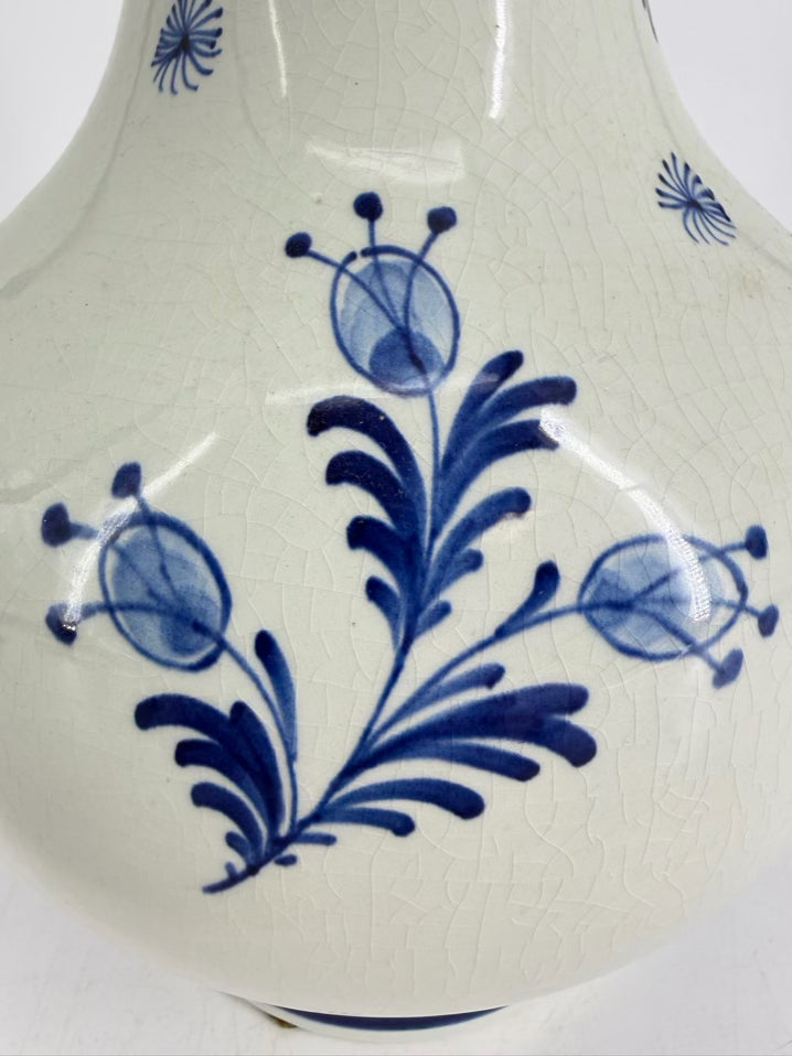 DELFT Blue & White Ceramic Vase
