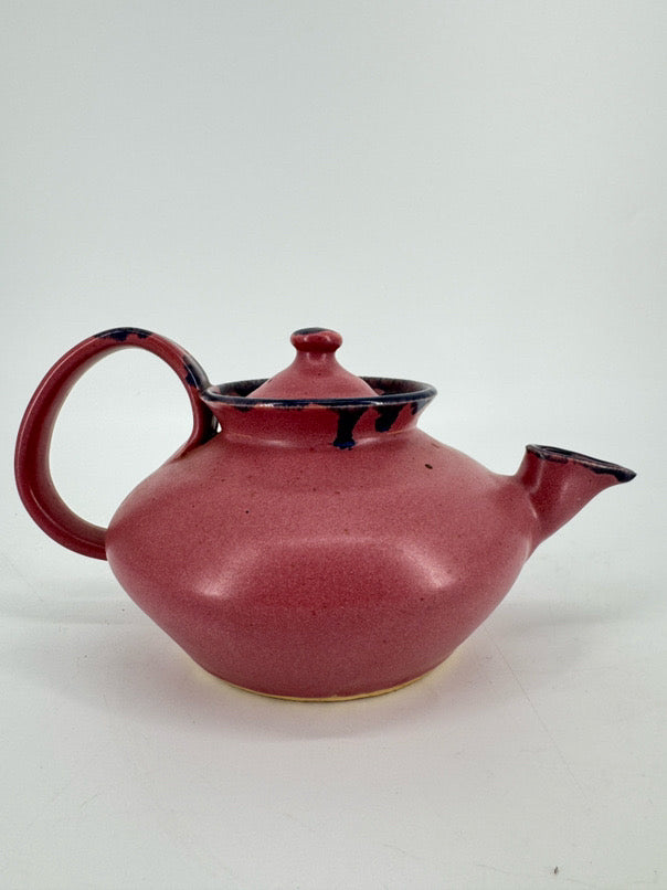 SHELTON POTTERY Purple & Rose Teapot