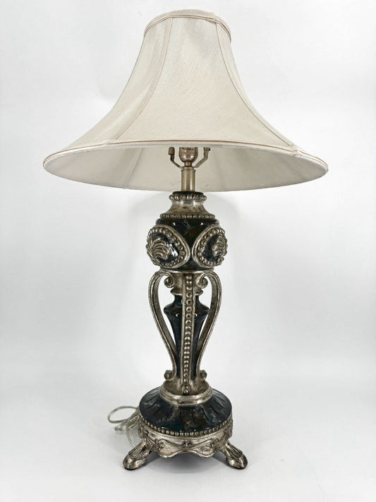 LEEAZANNE Black & Silver Lamp