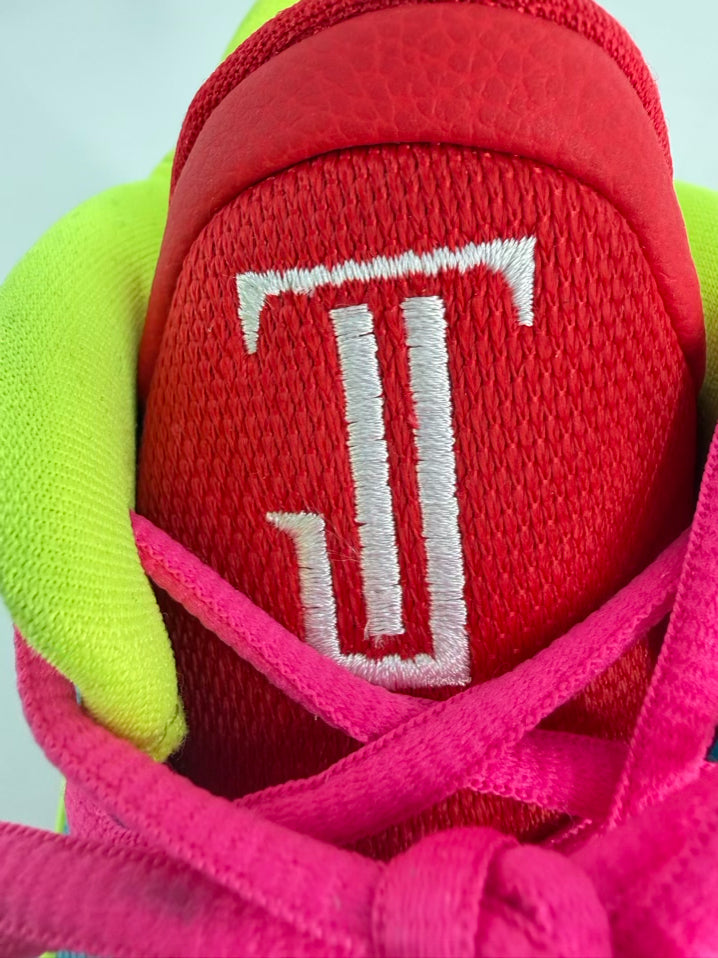 NIKE Kyrie By You 7 Size Men's 11 Blue, Pink & Green Neon Sneakers