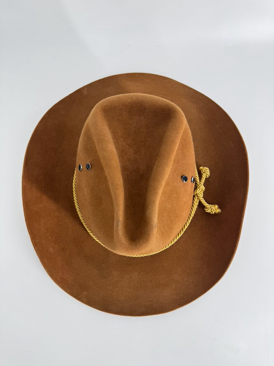WEDGLES Cognac Suede Unisex Riding Hat