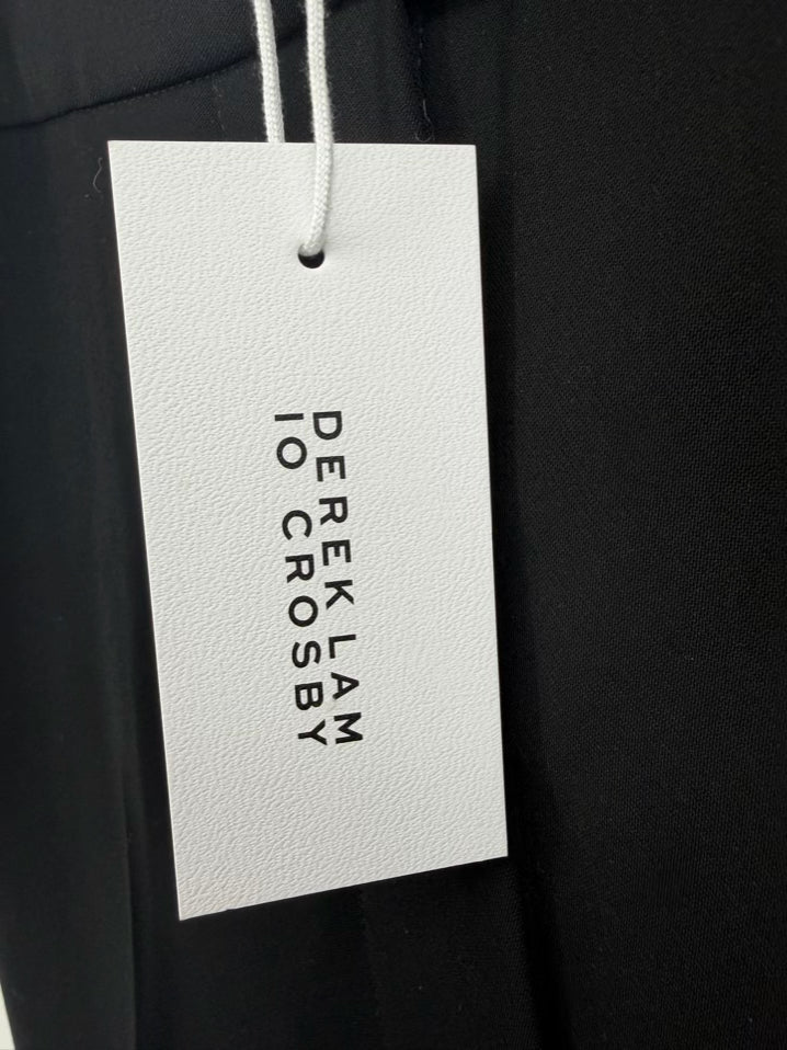 DEREK LAM 10 CROSBY Reagan Size Wmn's 4 Black Pants NWT