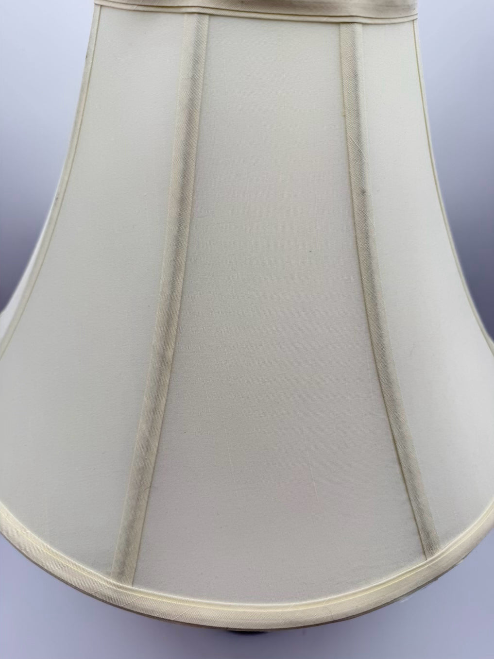 Rust & Gold Ceramic Elephant Lamp w/ Shade