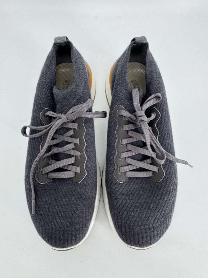 BRUNELLO CUCINELLI Size 42 Gray Mesh Sneakers
