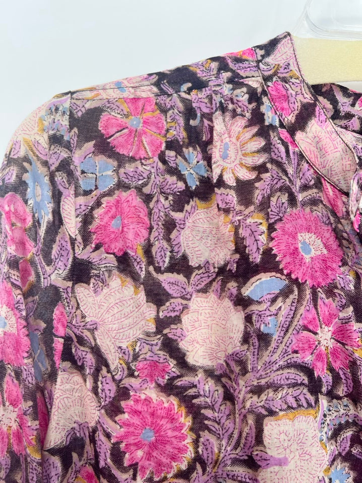 MARANT ETOILE Size 38 Pink Print Floral Blouse