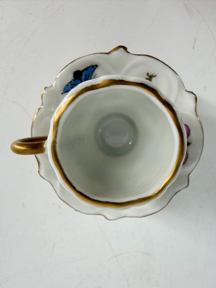 LIMOGES Miniature Cup & Saucer Box