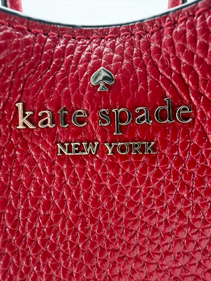KATE SPADE Dumpling Mini Leather Red Satchel