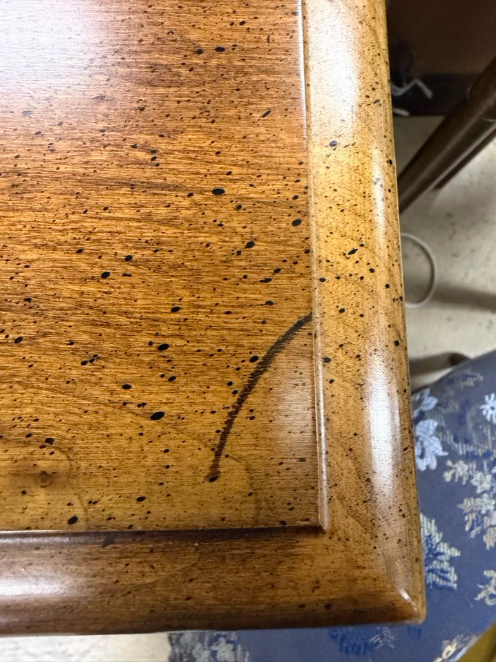 Wood Queen Ann Low Boy w/ Drawers