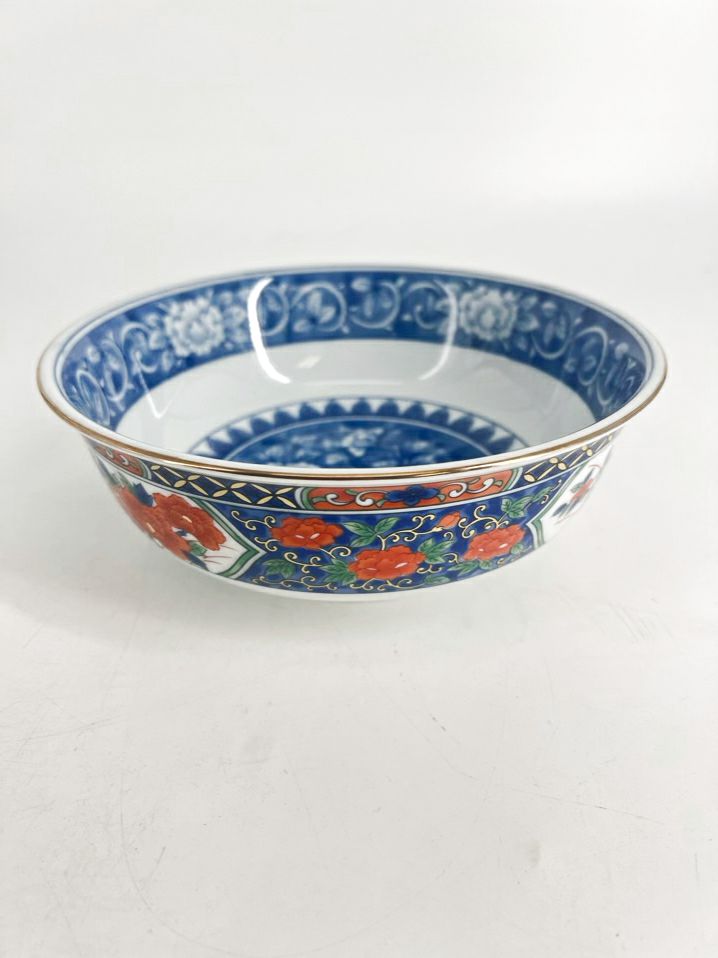 TIFFANY & CO. White & Blue Chinoiserie Bowl