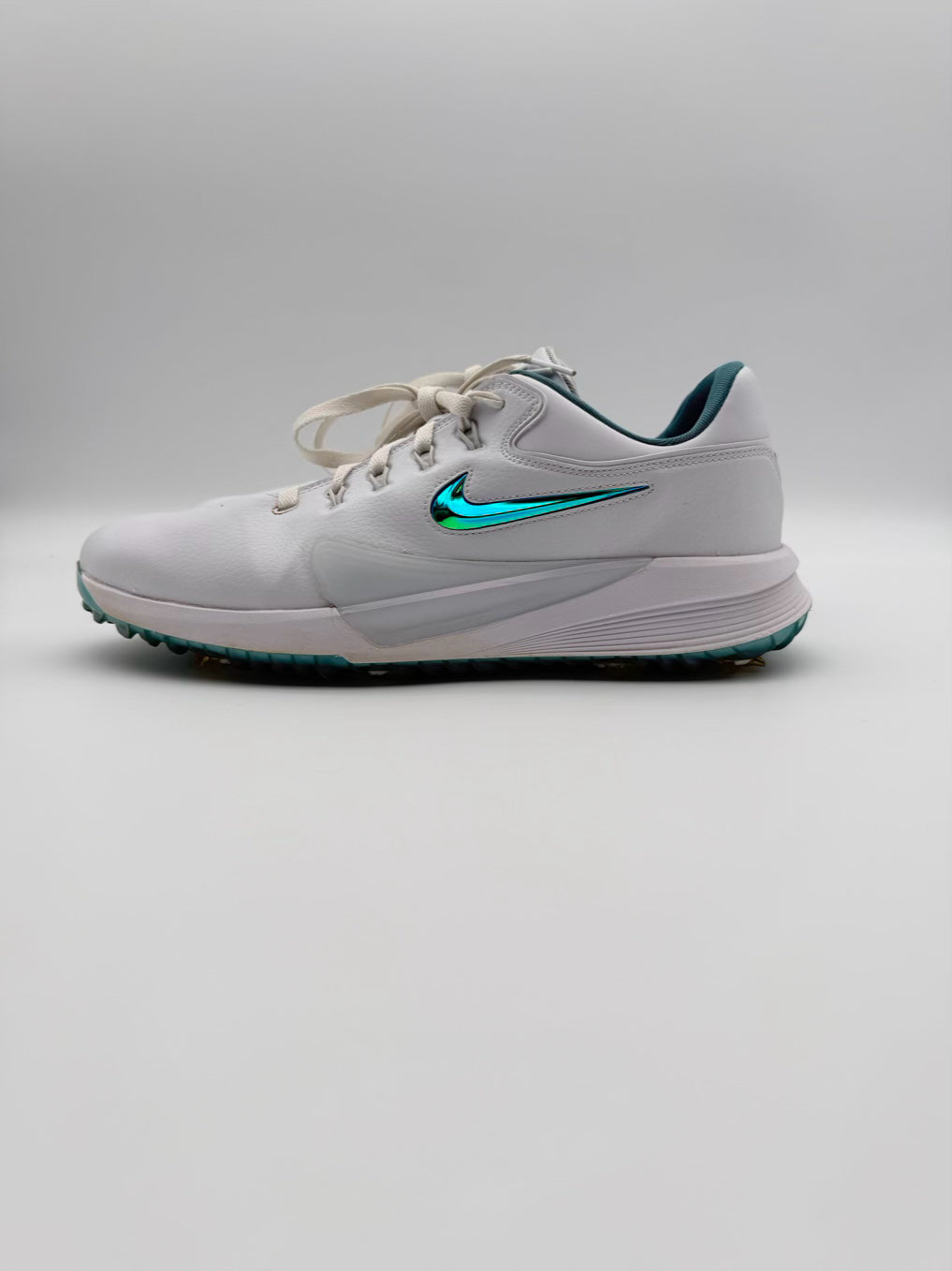 NIKE Victory Pro 4 MENS Size 12 White & Teal Golf Shoes