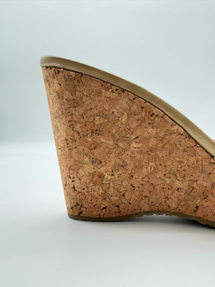 JIMMY CHOO Size WMNS 38 Natural Cork Wedge