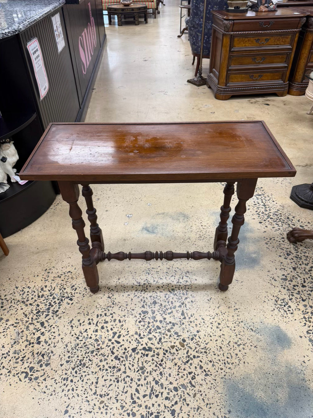 Dark Wood Tavern Occasional Table