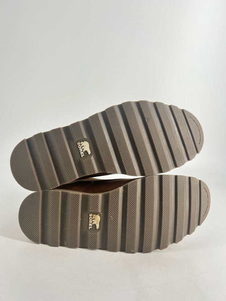 SOREL Size 10.5 Chestnut Boots