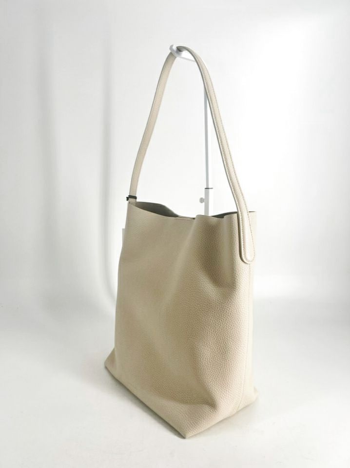 MANSUR GAVRIEL Cream Leather Tote Bag NWT