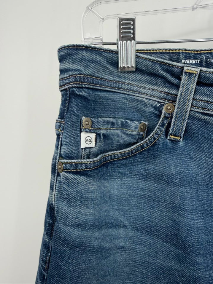 ADRIANO GOLDSCHMIED Size 30/ 32 Blue Denim Jeans
