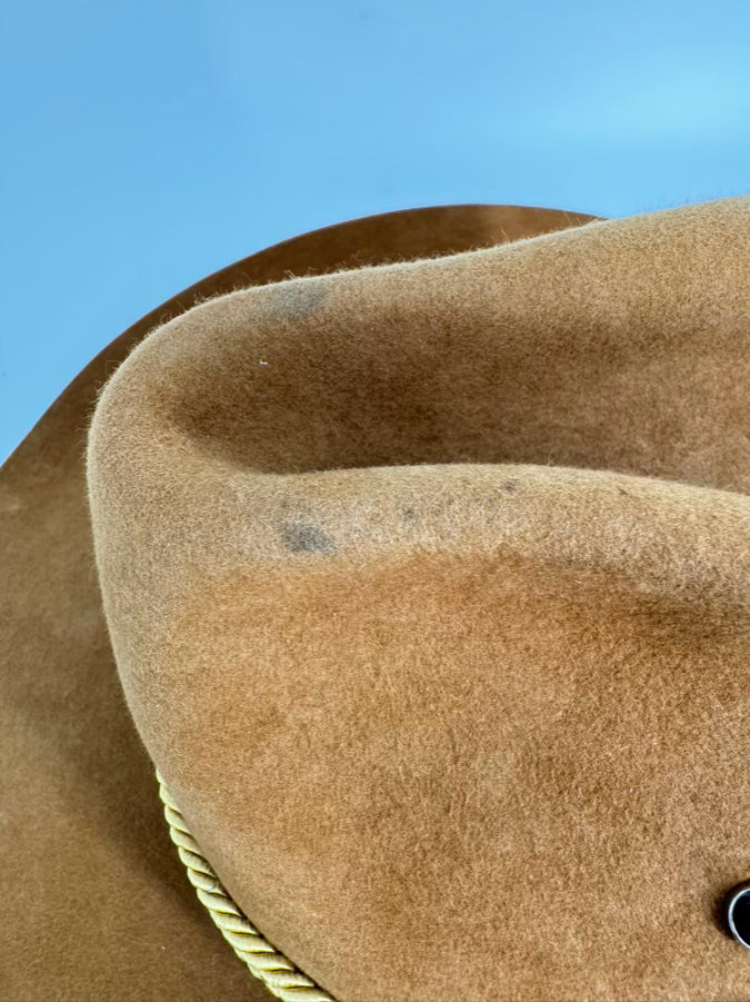 WEDGLES Cognac Suede Unisex Riding Hat