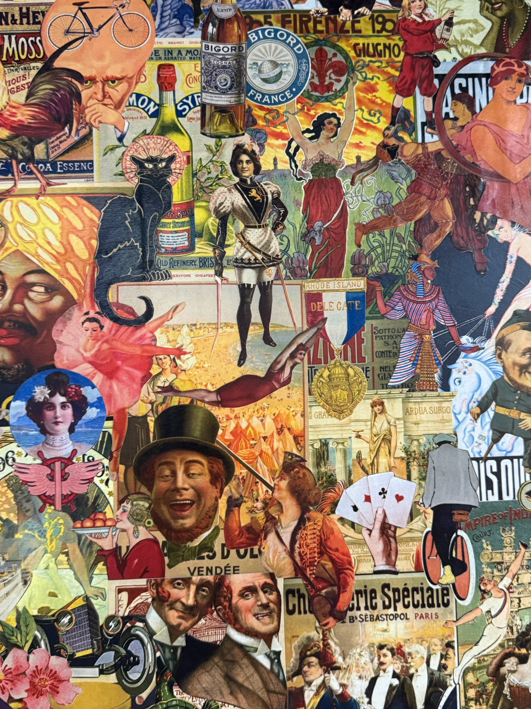 Multicolor Collage Canvas