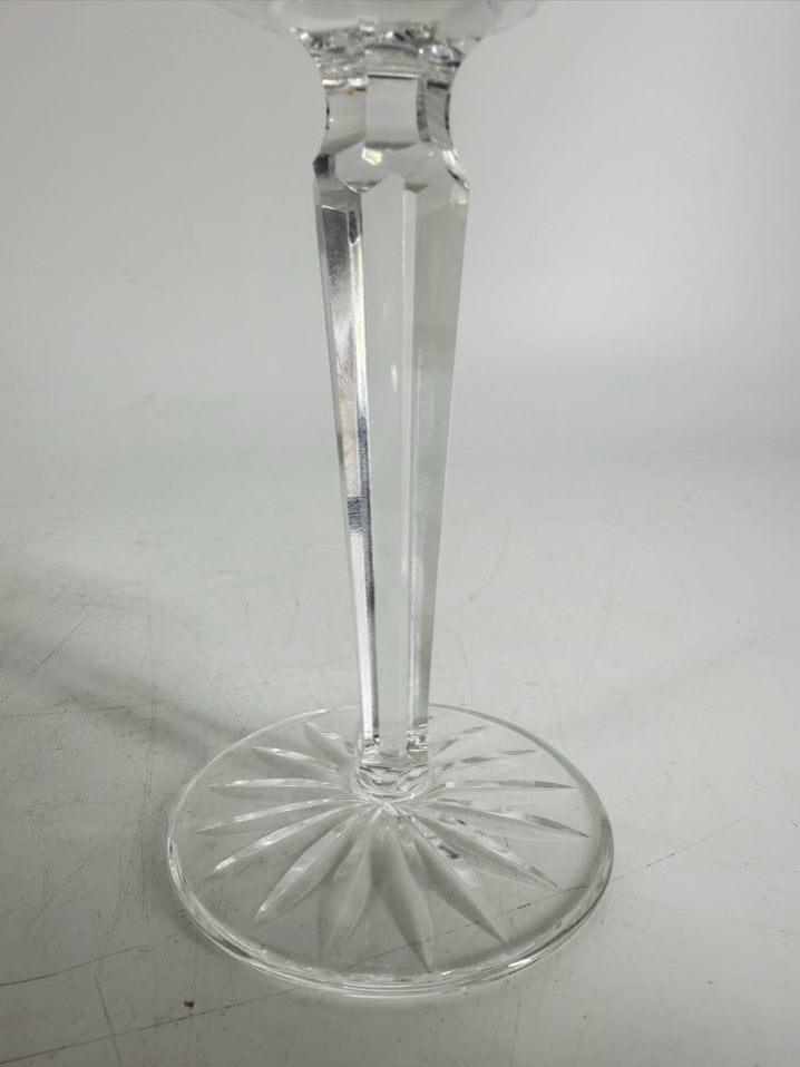 WATERFORD Clear Crystal Set Of 4 Lizmore Wine Glasses