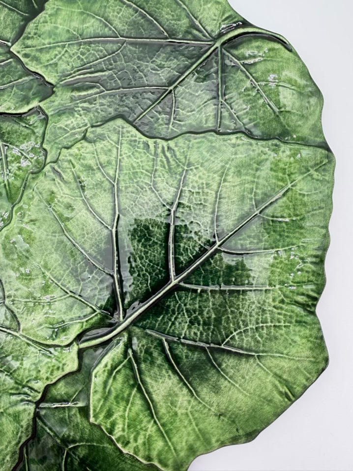 VIETRI Green Leaves Platter