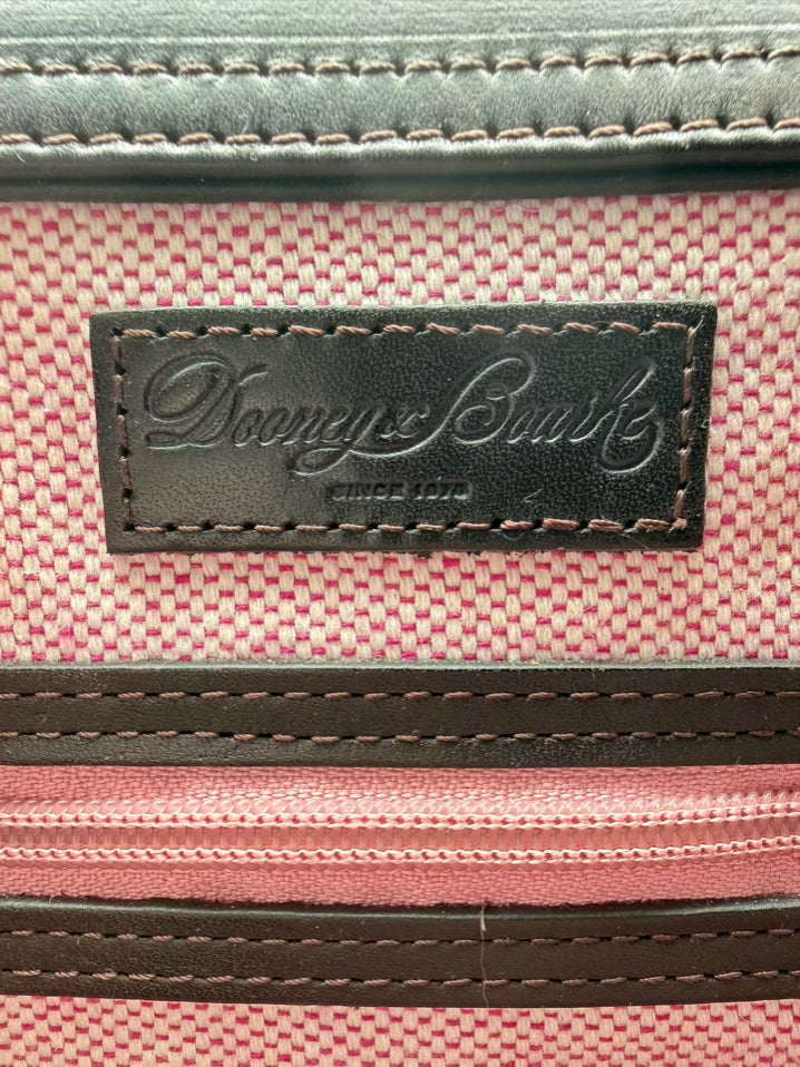 DOONEY & BOURKE Chocolate Leather Embossed Purse