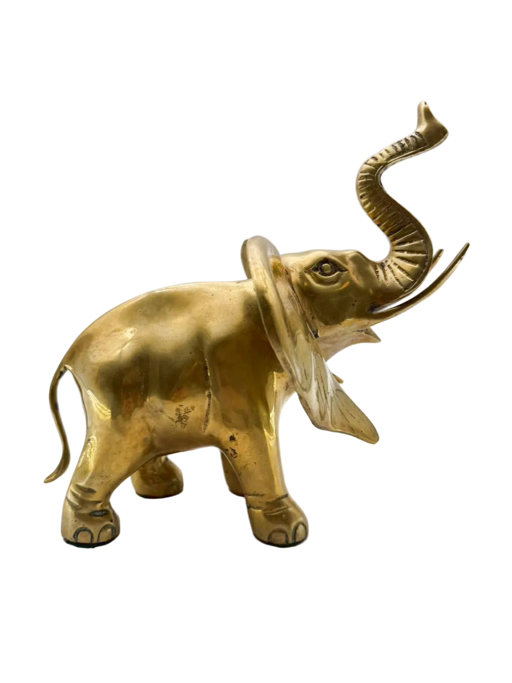 Small Elephant Brass Figure
