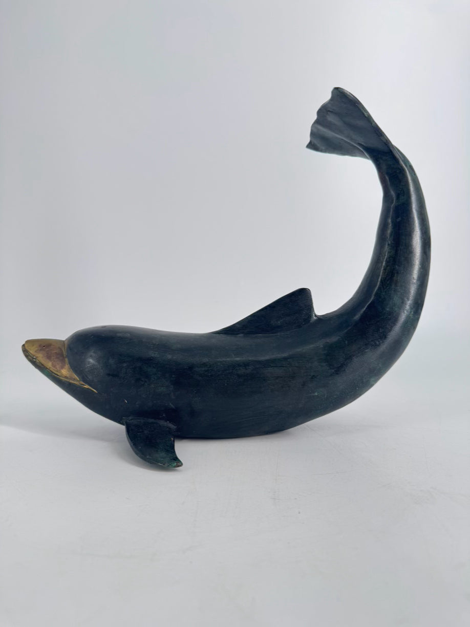 Metal Dolphin Figure