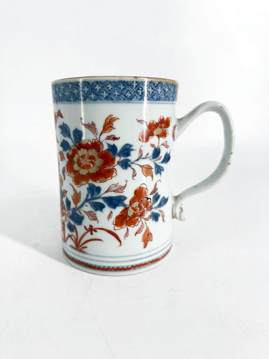 IMARI White, Orange & Blue Stein