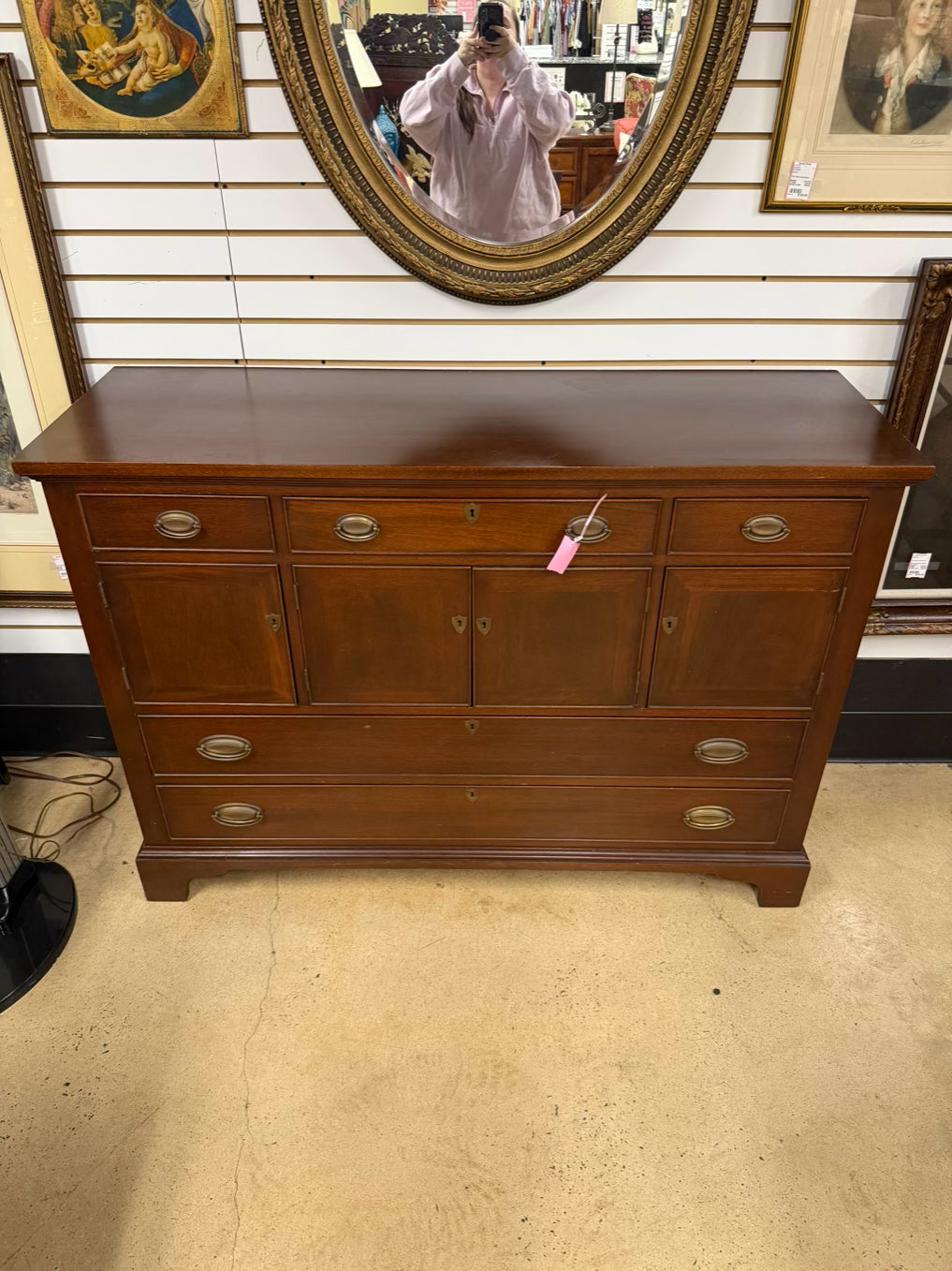 CRAFTIQUE Dark Mahogany Buffet