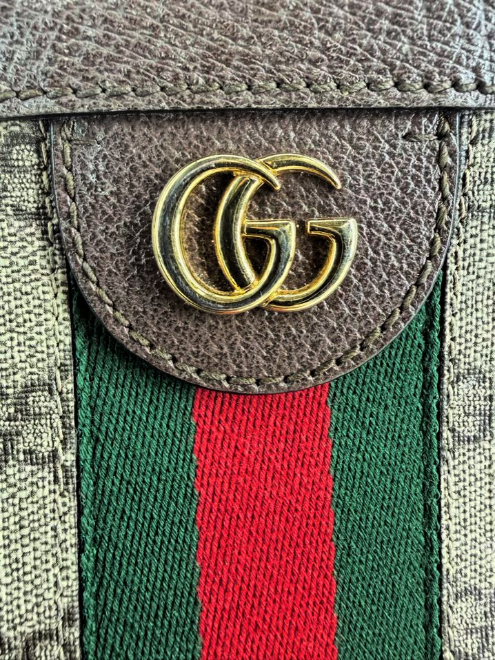 GUCCI Ophidia GG Small Top Handle Shoulder Bag