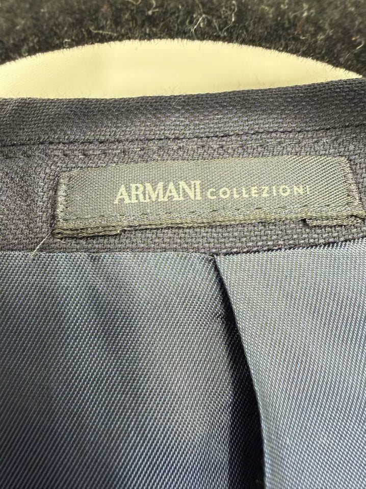 ARMANI COLLEZIONI Men's Size 54 Short Navy Sport Coat
