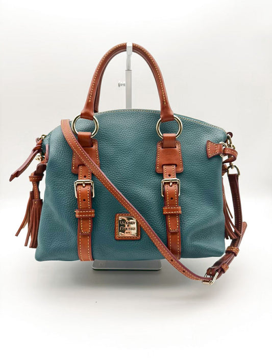 DOONEY & BOURKE Teal Tassel Purse w/ Wristlet