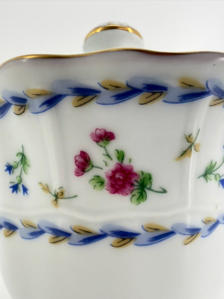BERNARDAUD Porcelain Artois Bleu Cream & Sugar