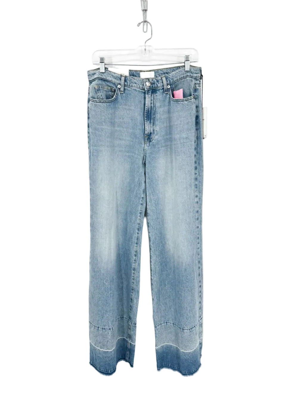 7 FOR ALL MANKIND Wmn's Size 28 Blue Denim Frayed Jeans NWT
