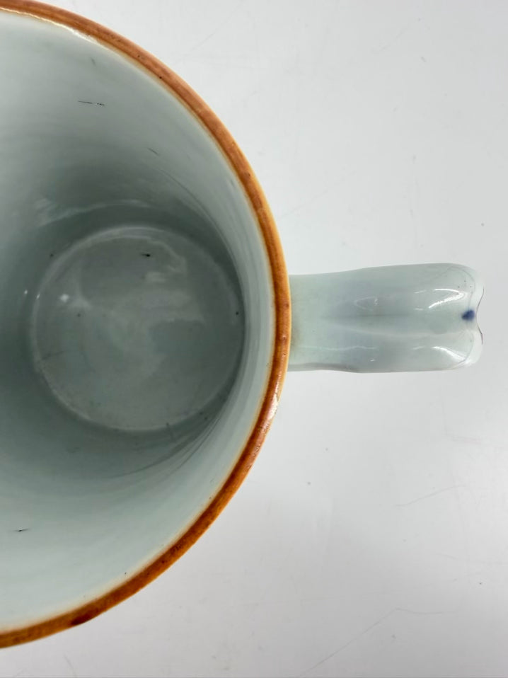 IMARI White, Orange & Blue Stein